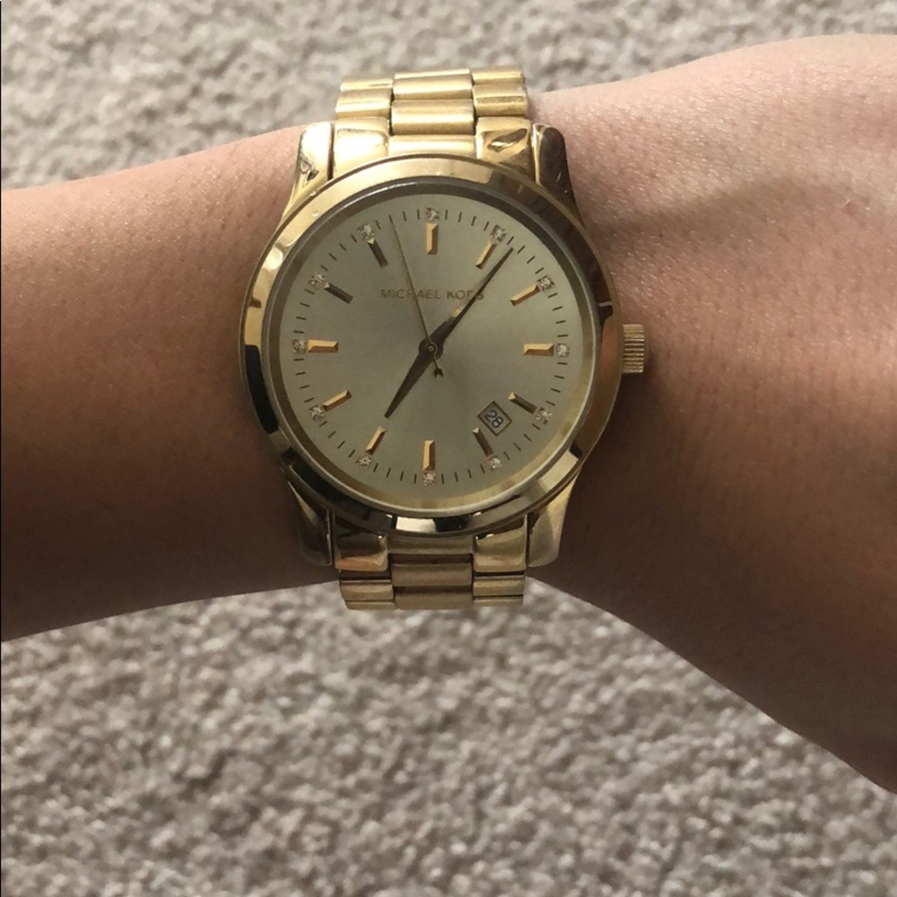 Michael Kors gold watch